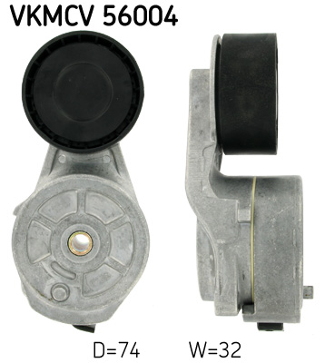 SKF VKMCV 56004 Rullo tenditore, Cinghia Poly-V-Rullo tenditore, Cinghia Poly-V-Ricambi Euro